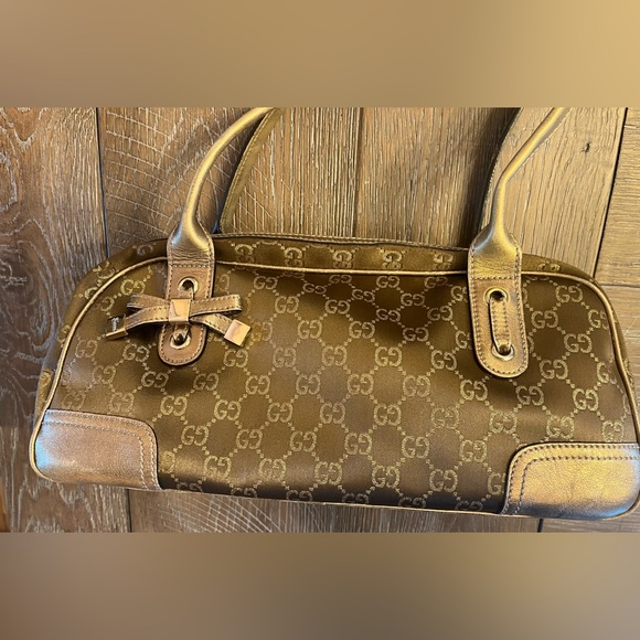 Authentic Gucci GG Lurex Princy Boston Bag - Bought from TheRealReal - Picture 11 of 16